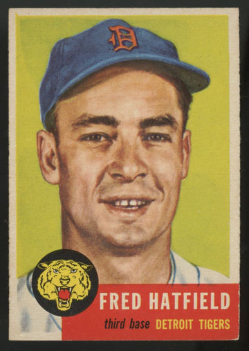 1953 Topps Fred Hatfield #163 EX/MT