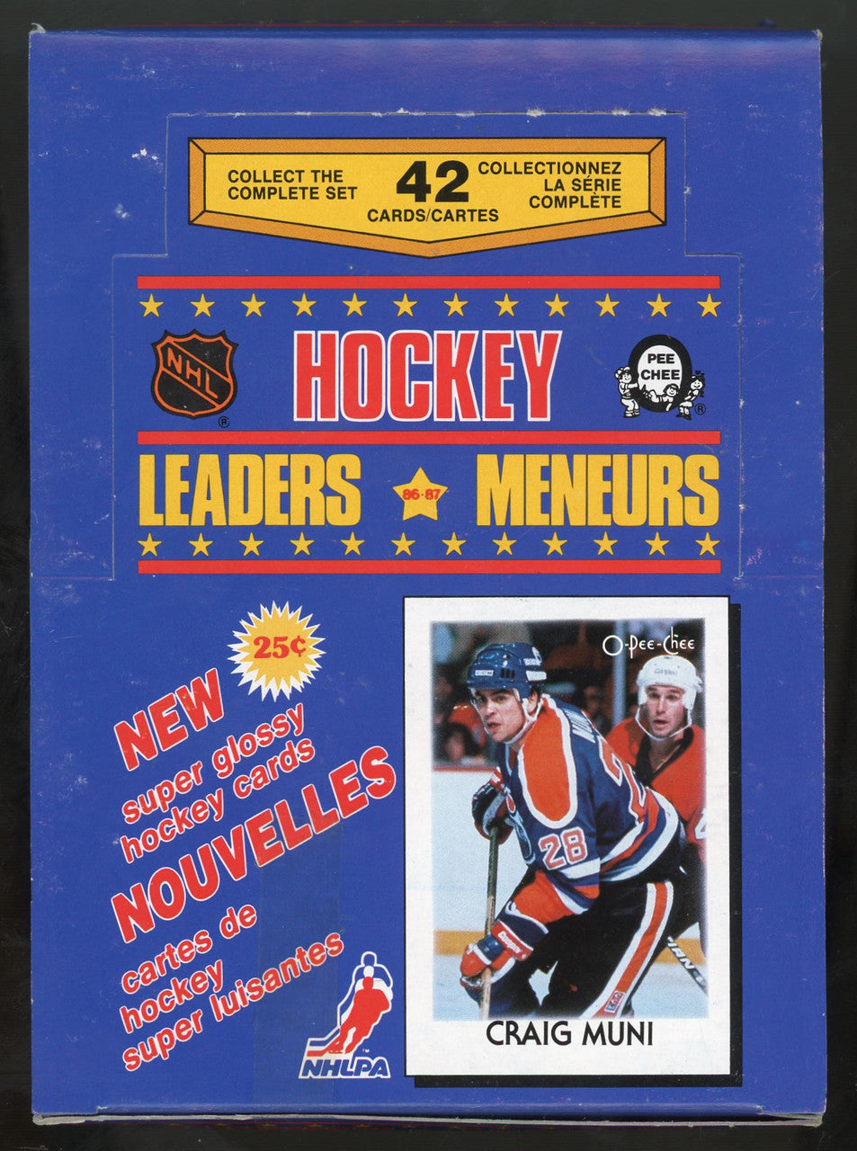 1987-88 O-Pee-Chee Hockey Leaders Box 48 Factory Sealed Packs
