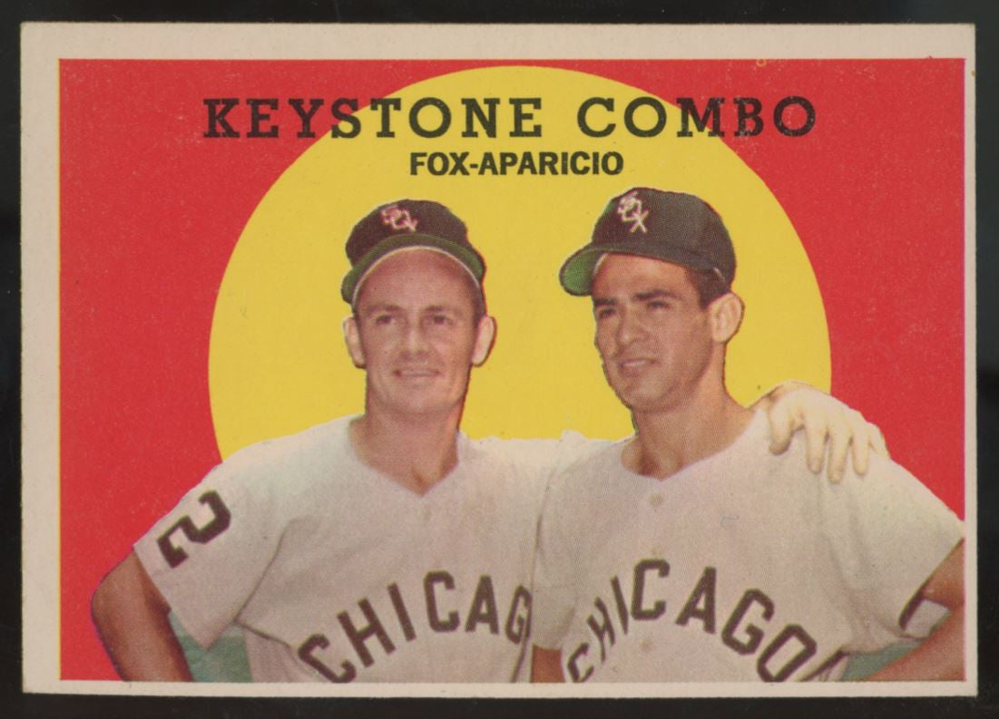 1959 Topps Keystone Combo Fox/Aparicio #408 EX/MT "B"