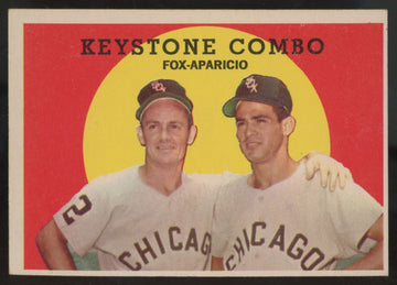 1959 Topps Keystone Combo Fox/Aparicio #408 EX/MT "B"