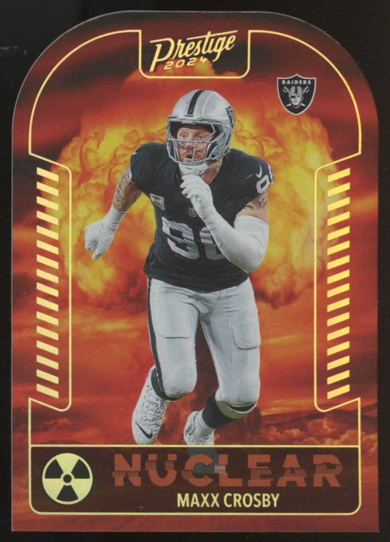 2024 Panini Prestige Maxx Crosby Nuclear SSP #N-MCY