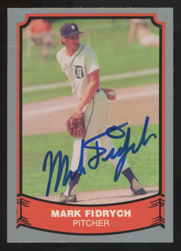 1988 Pacific Mark Fidrych Signed IP Auto #62