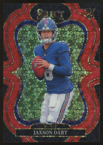 2025 Panini Select Jaxson Dart RC Suite Level Red Disco Prizm /49 #393