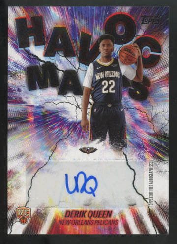 2025-26 Topps Derik Queen RC Havoc Marks Auto #HM-DQ