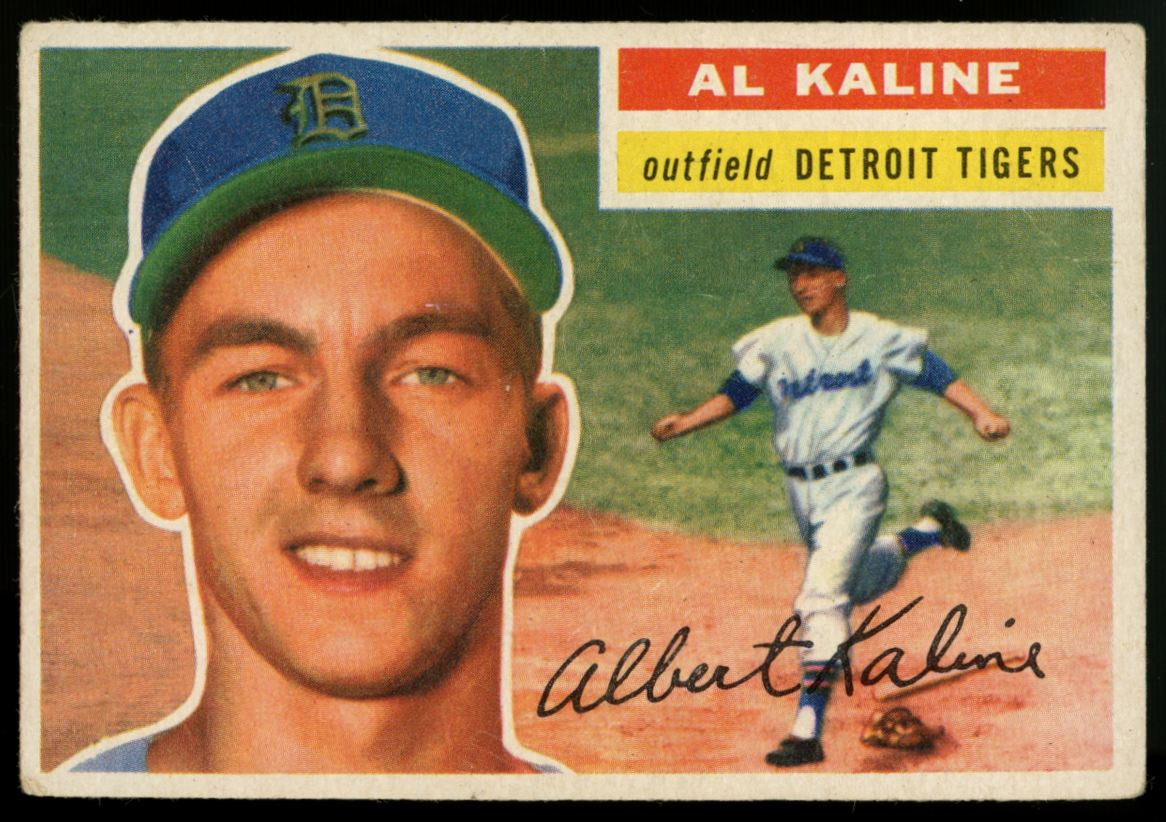 1956 Topps Al Kaline #20 G/VG (Creases)