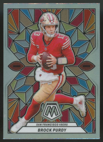 2024 Panini Mosaic Brock Purdy Stained Glass SSP #SG-7