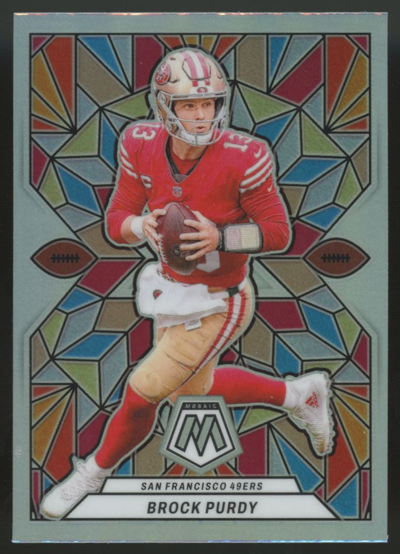 2024 Panini Mosaic Brock Purdy Stained Glass SSP #SG-7