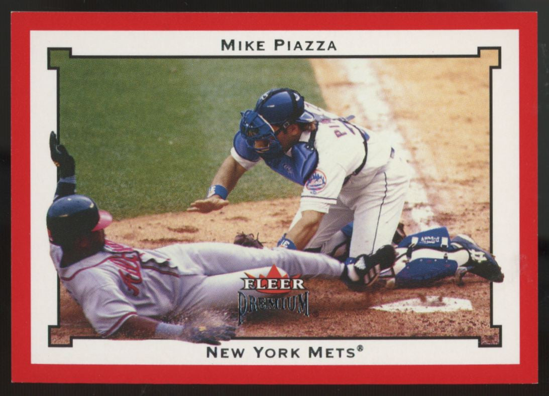 2002 Fleer Premium Mike Piazza  Star Rubies /125 #SR156