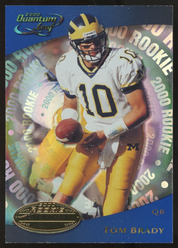 2000 Donruss Quantum Leaf Tom Brady RC #343 EX