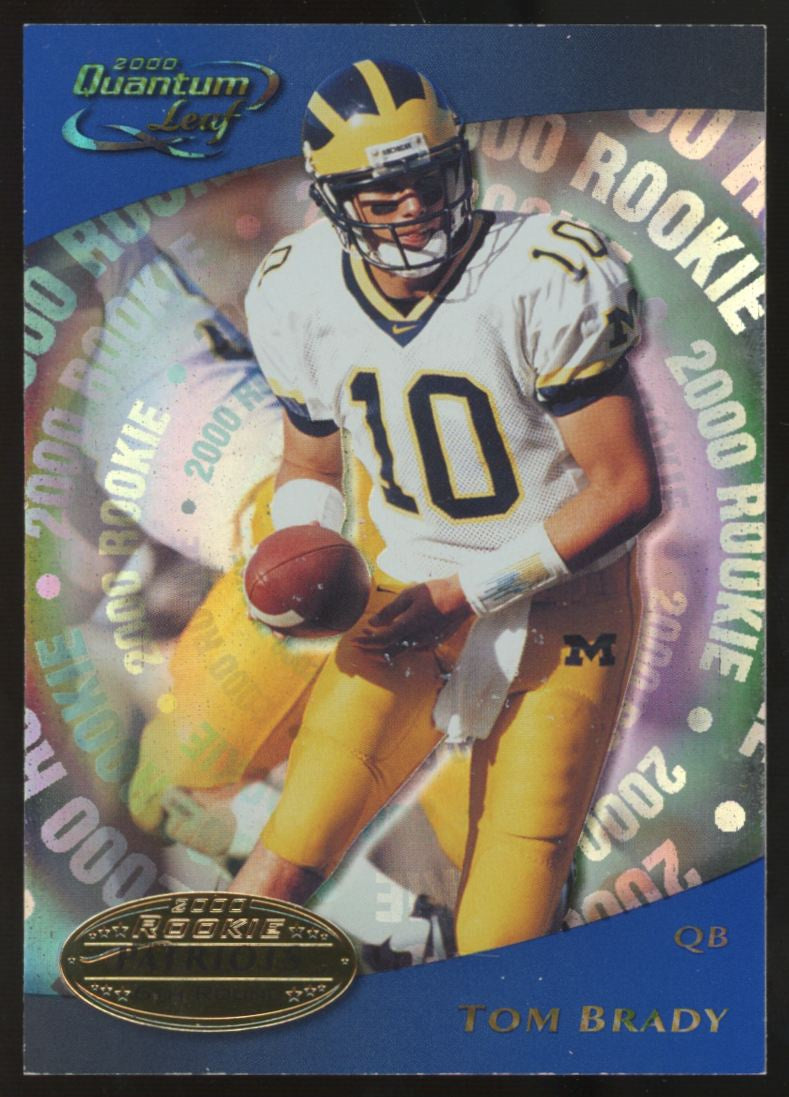 2000 Donruss Quantum Leaf Tom Brady RC #343 EX