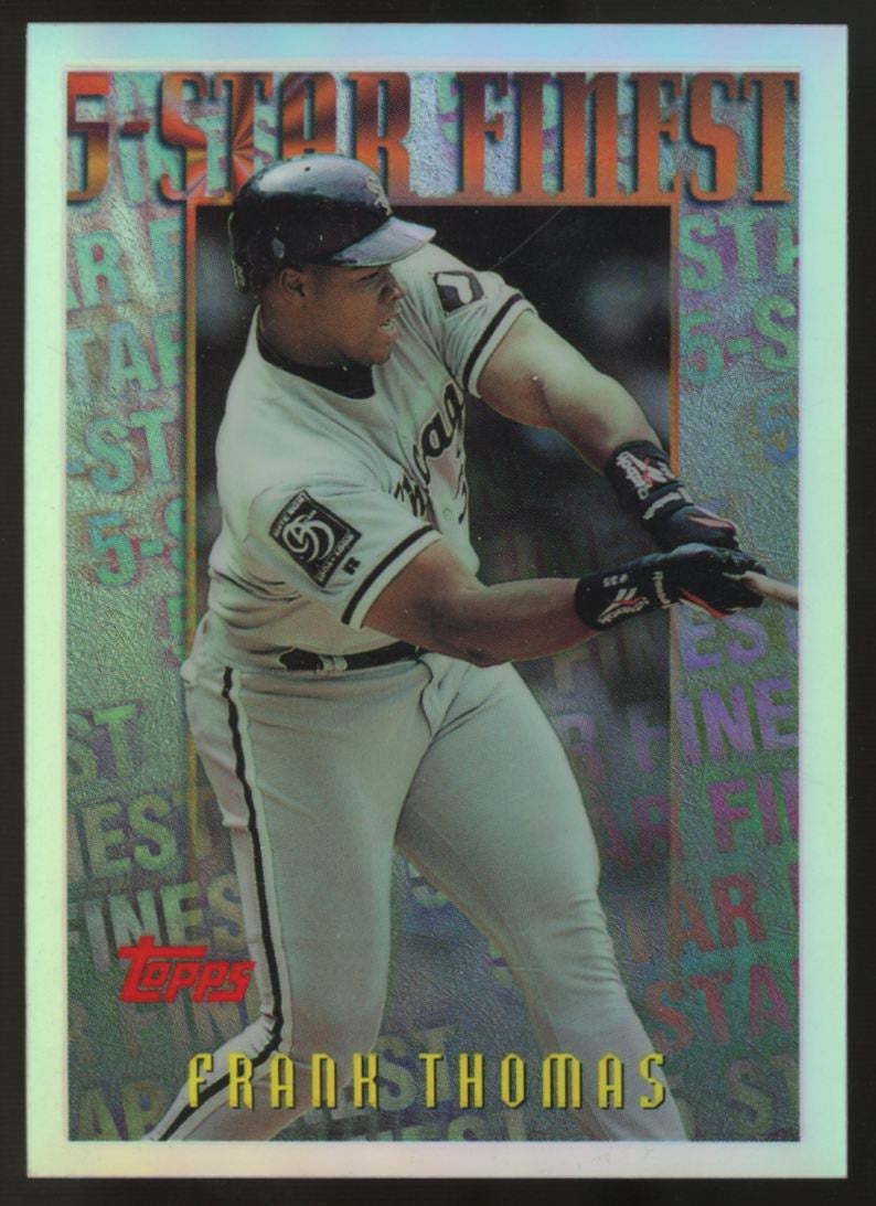 1996 Topps Five-Star Frank Thomas Mystery Finest Refractor #M26
