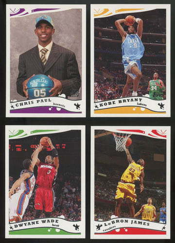 2005-06 Topps Basketball Complete Set (255/255)