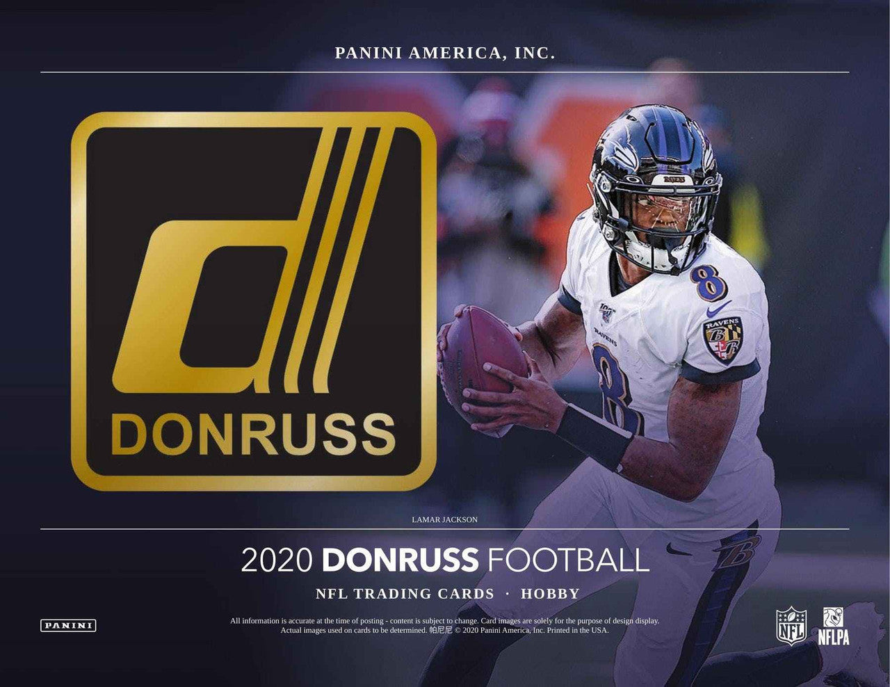 2020 Panini Donruss Football Hobby Box Factory Sealed