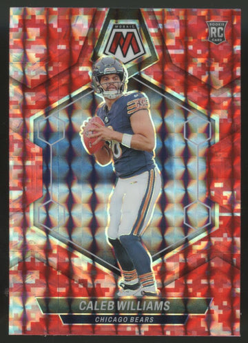 2024 Mosaic Caleb Williams RC Red Camo Prizm #301