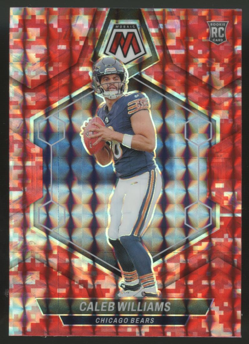 2024 Mosaic Caleb Williams RC Red Camo Prizm #301