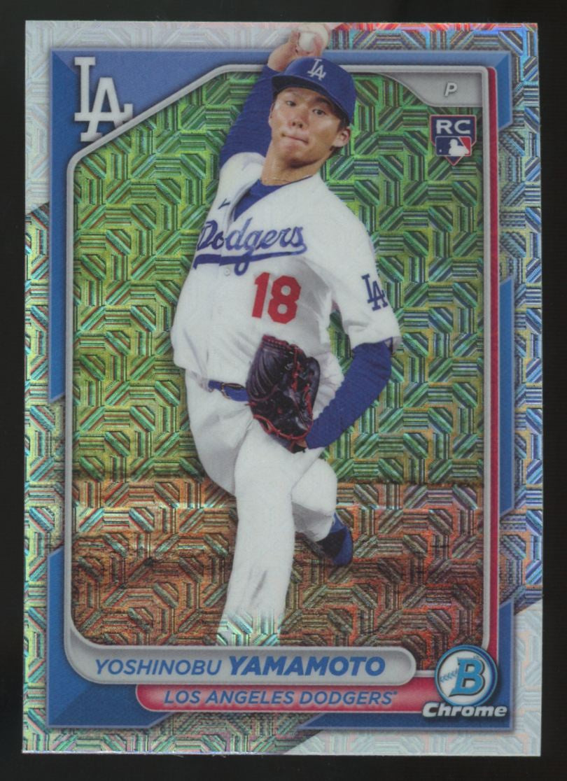 2024 Bowman Chrome Mega Yoshinobu Yamamoto RC Mojo #36