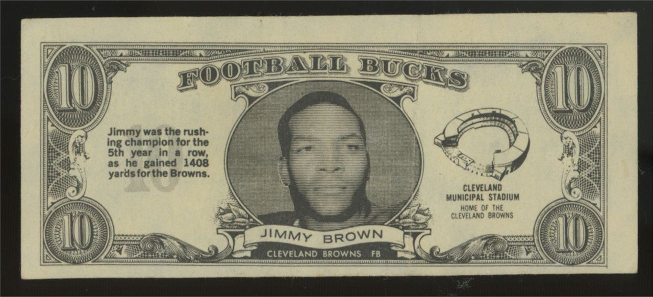 1962 Topps Bucks Jimmy Brown  #7 VG/EX