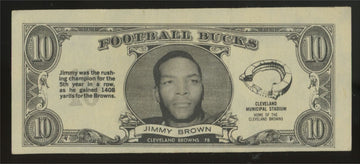 1962 Topps Bucks Jimmy Brown  #7 VG/EX