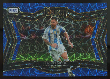 2024-25 Panini Select FIFA Lionel Messi Field Level Blue Lazer Prizm #244