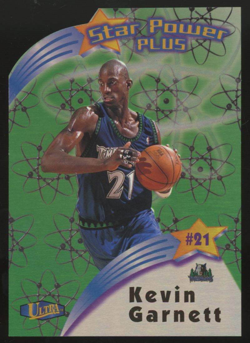 1997-98 Fleer Ultra Kevin Garnett Star Power Plus Die-Cut #8
