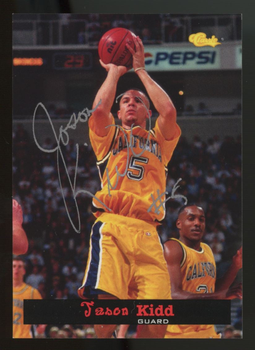 1994 Classic Jason Kidd #2 Signed Auto JSA