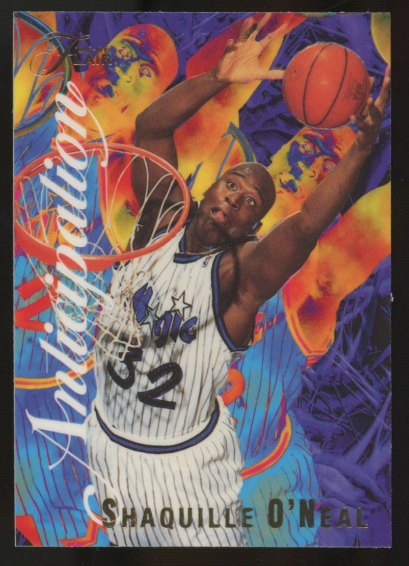 1995-96 Fleer Flair Shaquille O'neal Anticipation #7