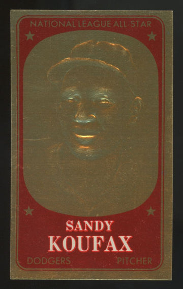 1965 Topps Embossed Sandy Koufax #8 EX