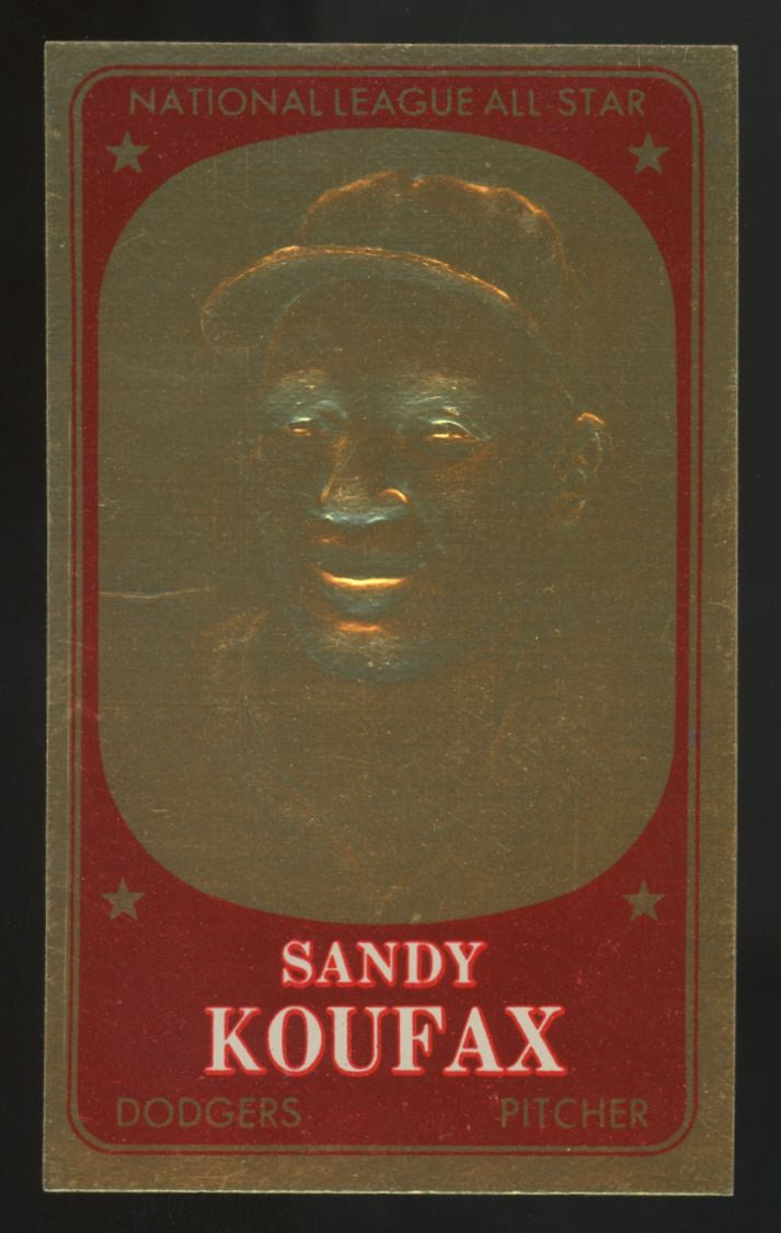1965 Topps Embossed Sandy Koufax #8 EX