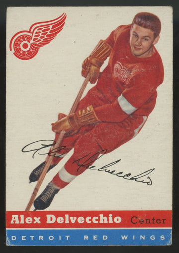 1954-55 Topps Alex Delvecchio #39 G/VG