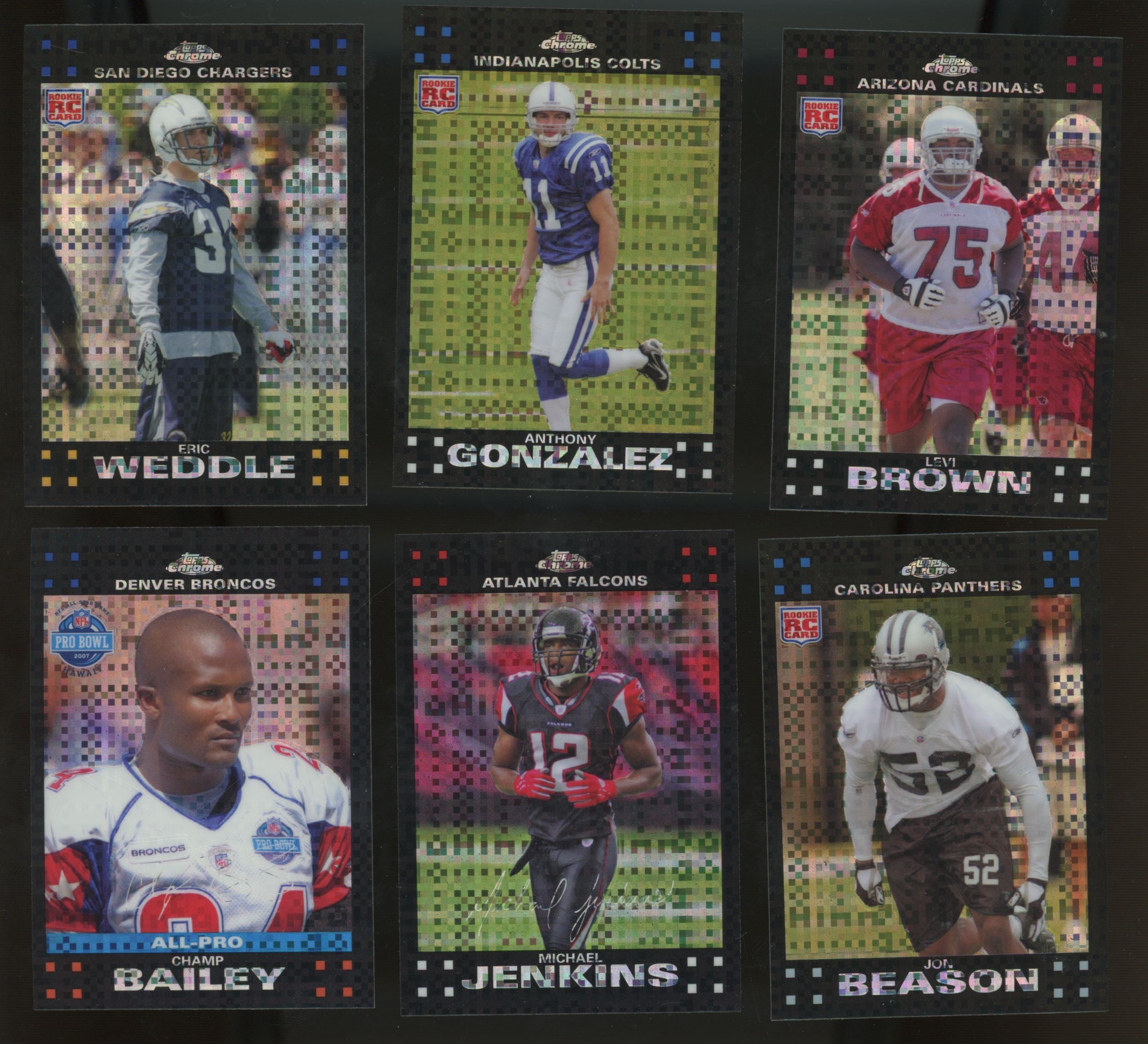 1990s-2010s Topps/Bowman Football Refractors (Lot of 66)