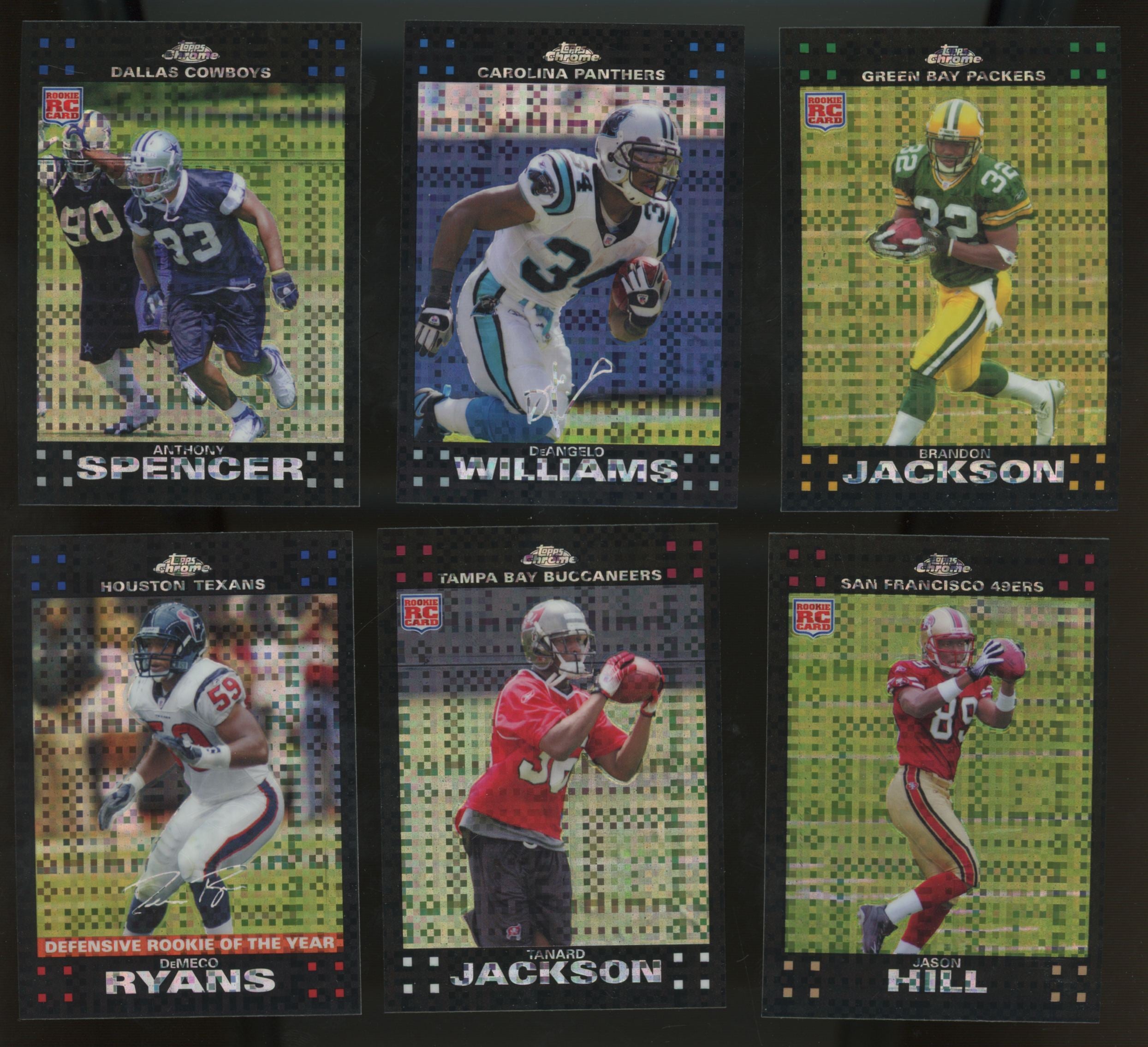1990s-2010s Topps/Bowman Football Refractors (Lot of 66)