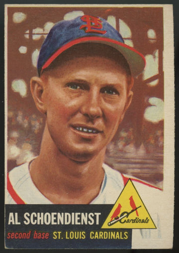 1953 Topps Al Schoendienst #78 VG-EX
