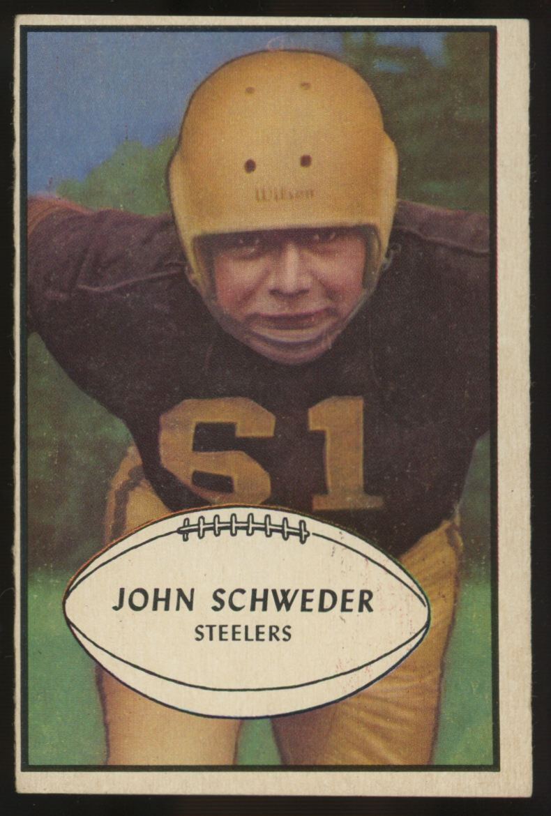 1953 Bowman John Schweder #41 EX