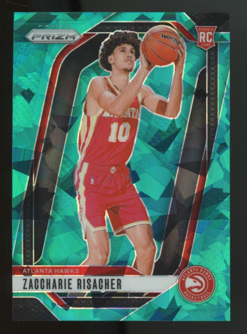 2024/25 Prizm Basketball Zaccharie Risacher RC Teal Ice /225 #265