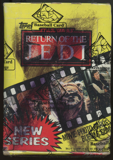 1983 Topps Return of The Jedi Series 2 Wax Box X-Out BBCE Wrapped Sealed