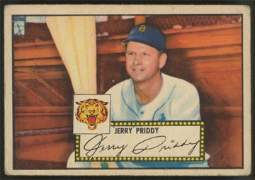 1952 Topps Jerry Priddy #28 Fair (Creases)