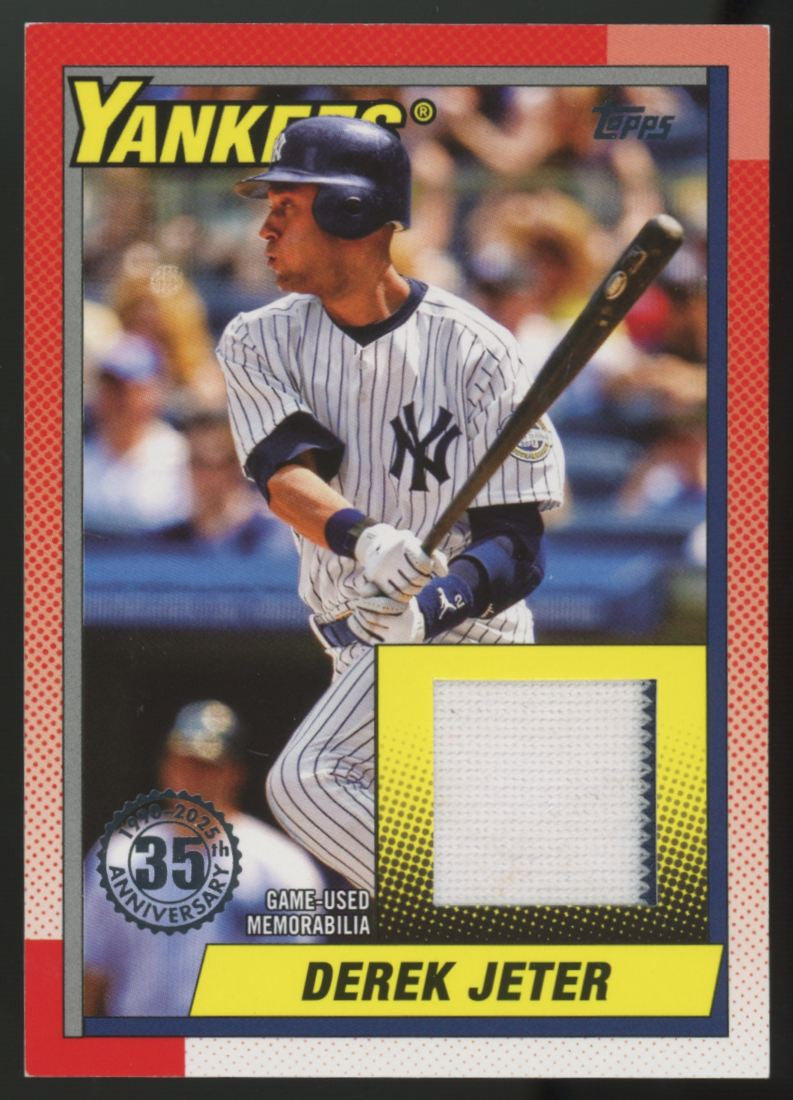 2025 Topps Derek Jeter 1990 Variation Patch #T90R-DJ