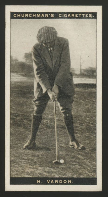 1927 W.A. & A.C. Churchman Harry Vardon Famous Golfers Small #46 NM
