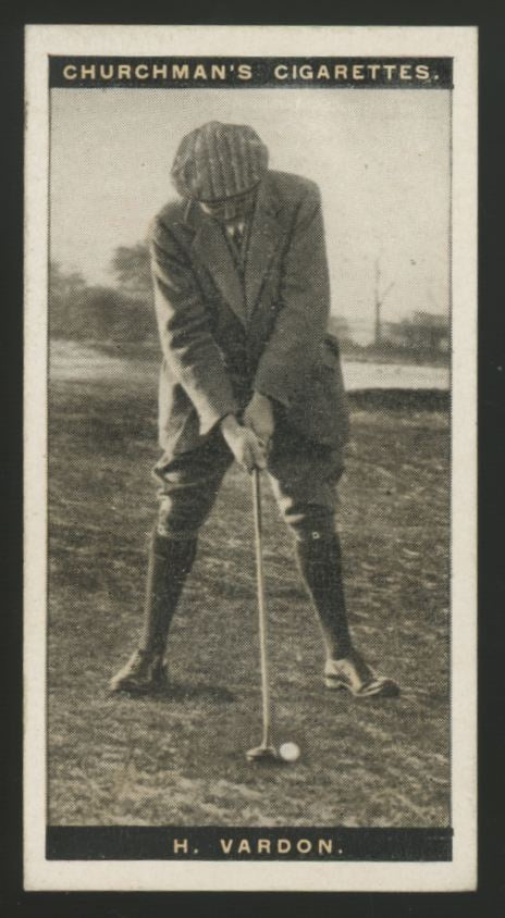1927 W.A. & A.C. Churchman Harry Vardon Famous Golfers Small #46 NM