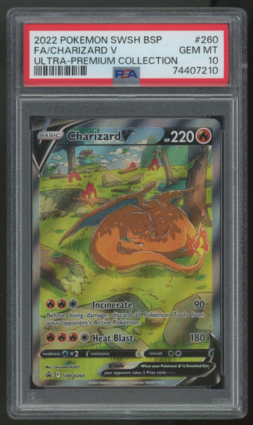 2022 Pokemon Charizard V Ultra Premium Collection Promo #260 PSA 10