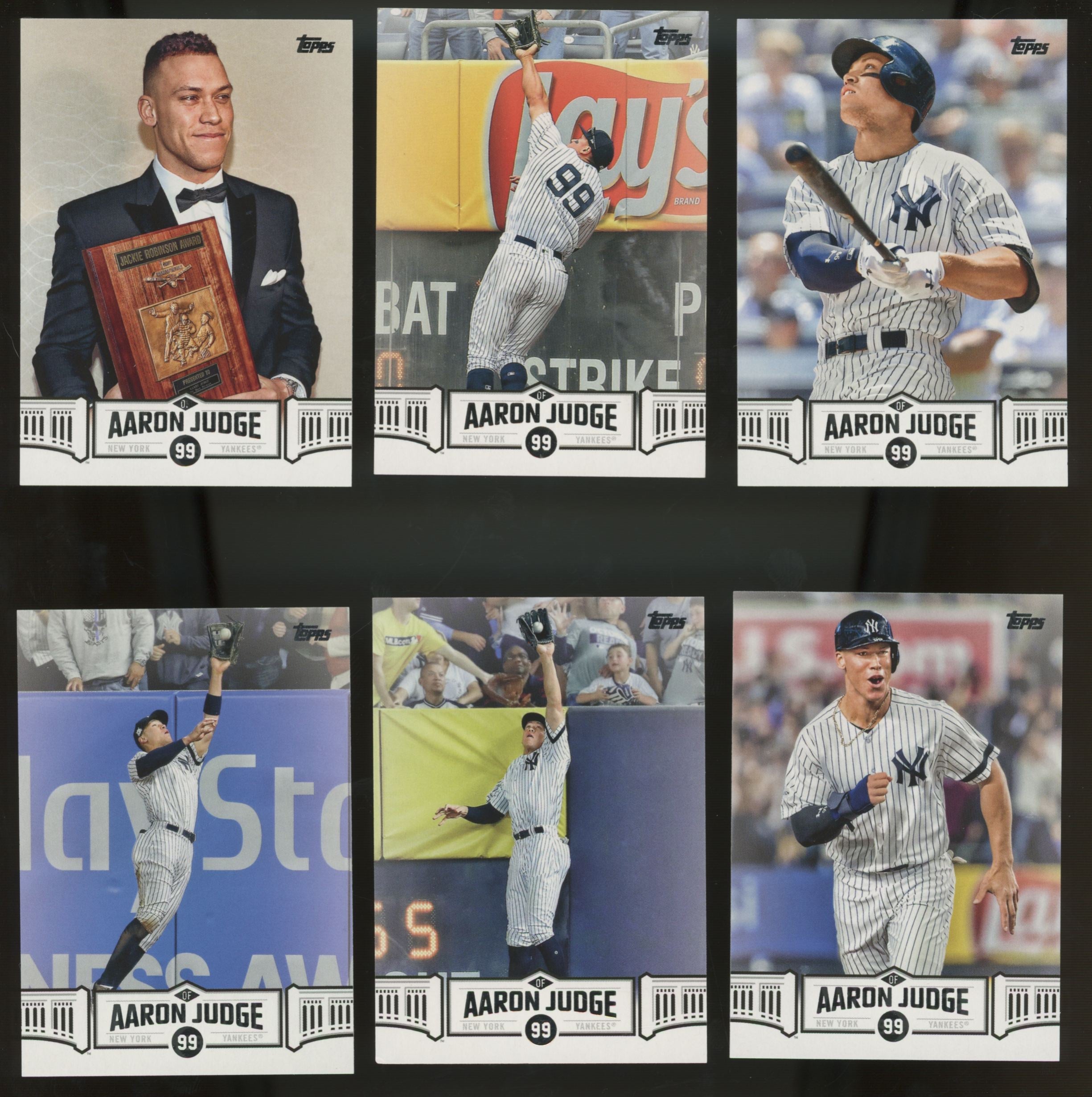 2018 Topps Aaron Judge Highlights Walmart Complete Set (30/30) "A"