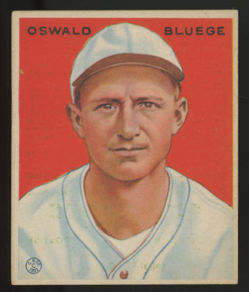 1933 Goudey Oswald Bluege #113 EX
