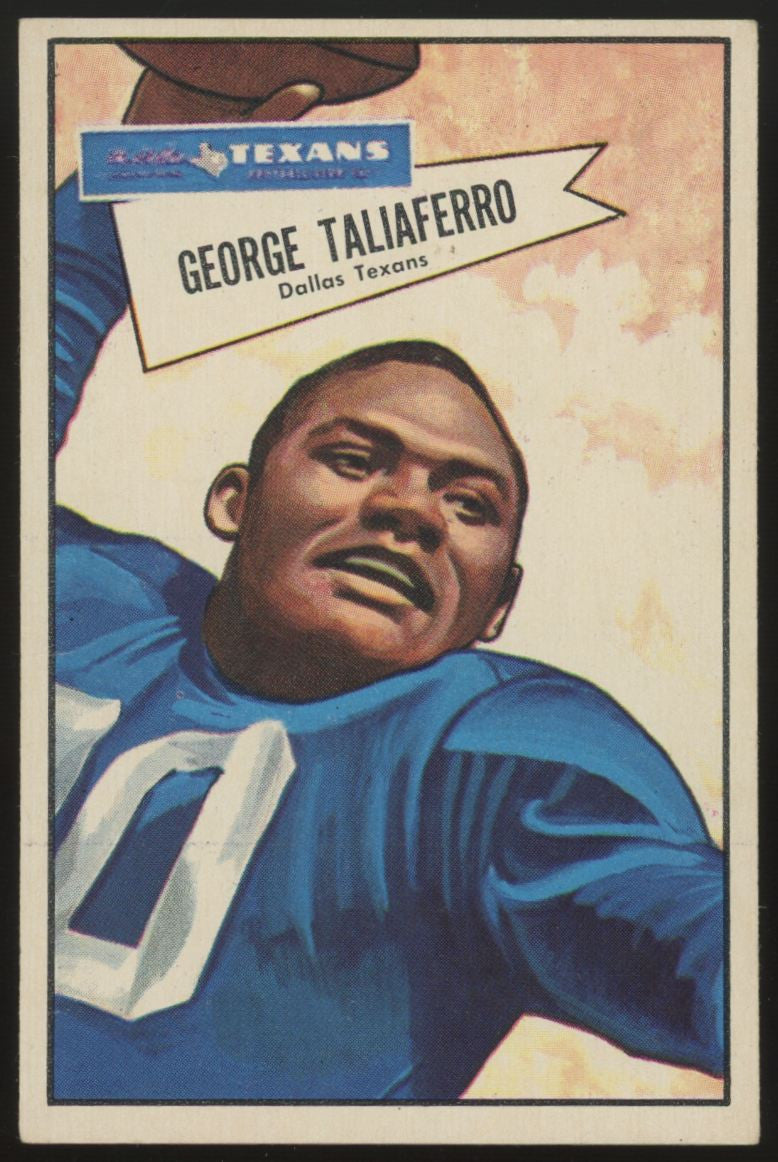 1952 Bowman Large George Taliaferro #89 VG/EX