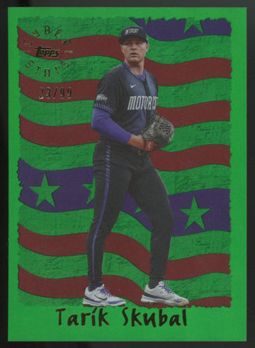 2025 Topps Archives Tarik Skubal 1995 Cyberstats /99 #95C-20
