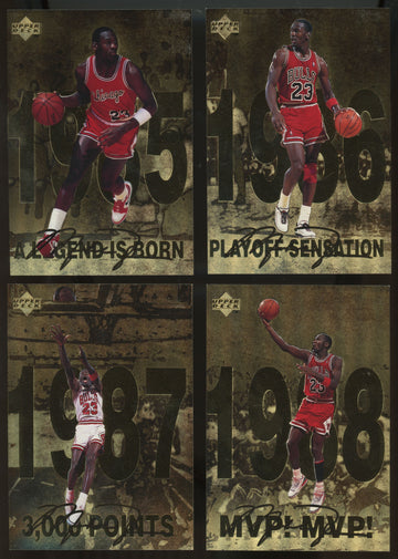 1998-99 Upper Deck Michael Jordan Gatorade Complete Set (12/12)