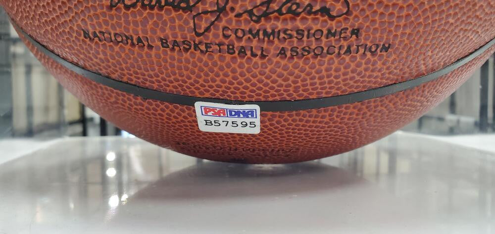 Lebron James High School Autographed Basketball PSA Authentic Spalding NBA