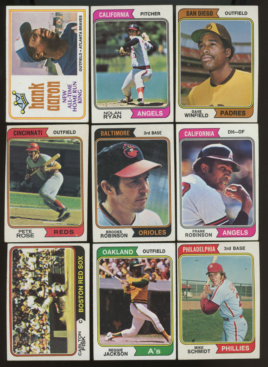 1974 Topps Baseball Complete Set (660) EX-EX+