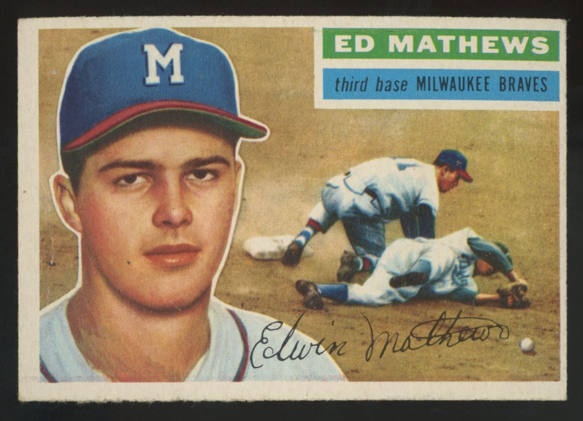1956 Topps Ed Mathews #107 Good
