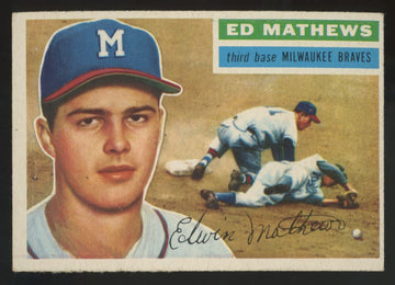 1956 Topps Ed Mathews #107 Good