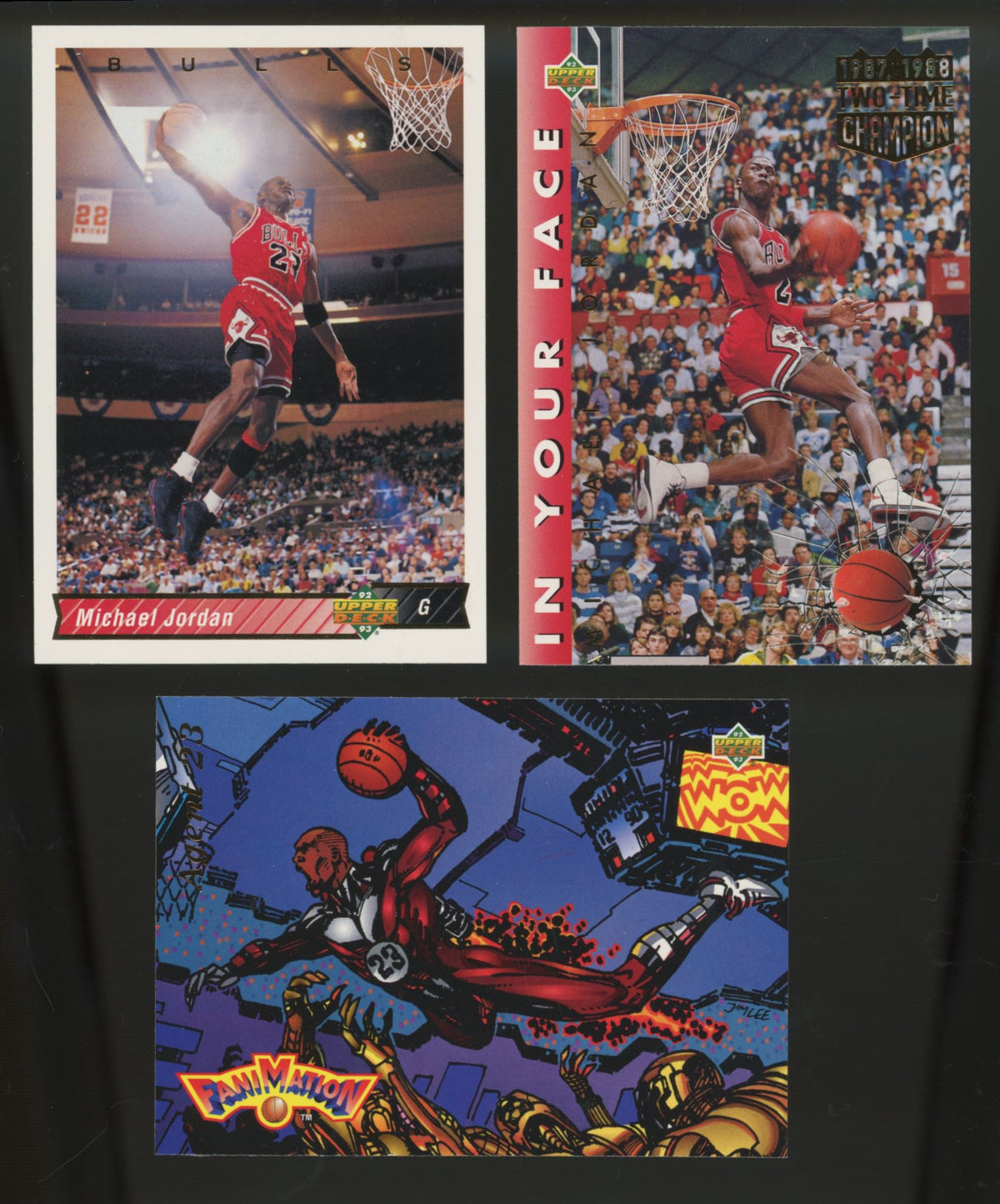 1992-93 Upper Deck Michael Jordan #118 #33 #86 (Lot Of 3)